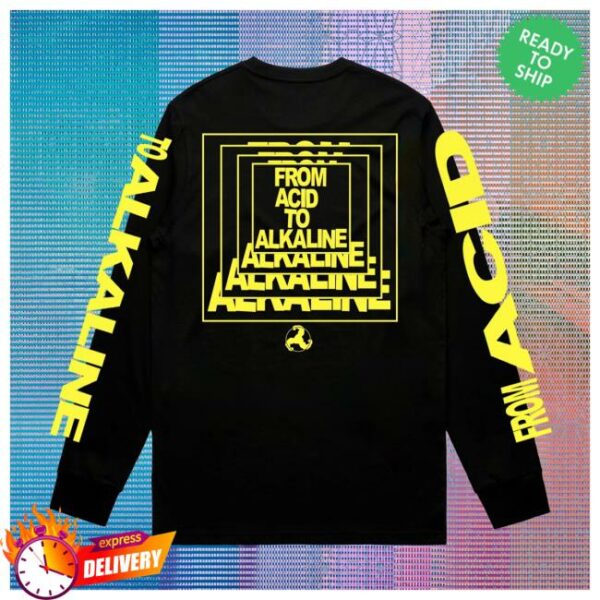 Bicep Music Merch Store Acid Chroma Longsleeve Tee Black
