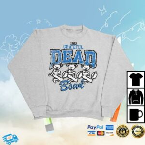 Grateful Dead Store Merch Bear Football Crewneck