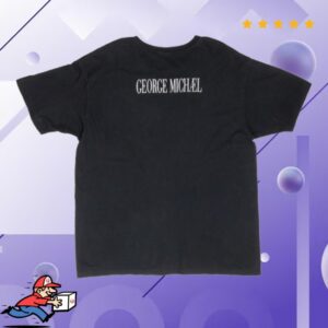 Vintage Rare Usa Store Merch Vintage George Michael 1991 Black Tee