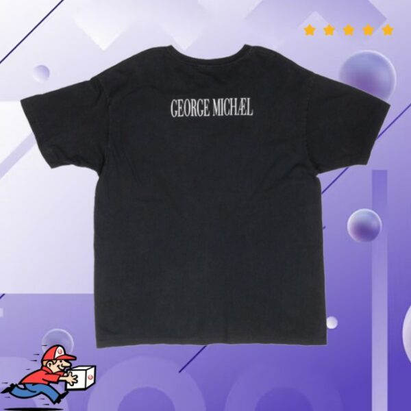 Vintage Rare Usa Store Merch Vintage George Michael 1991 Black Tee