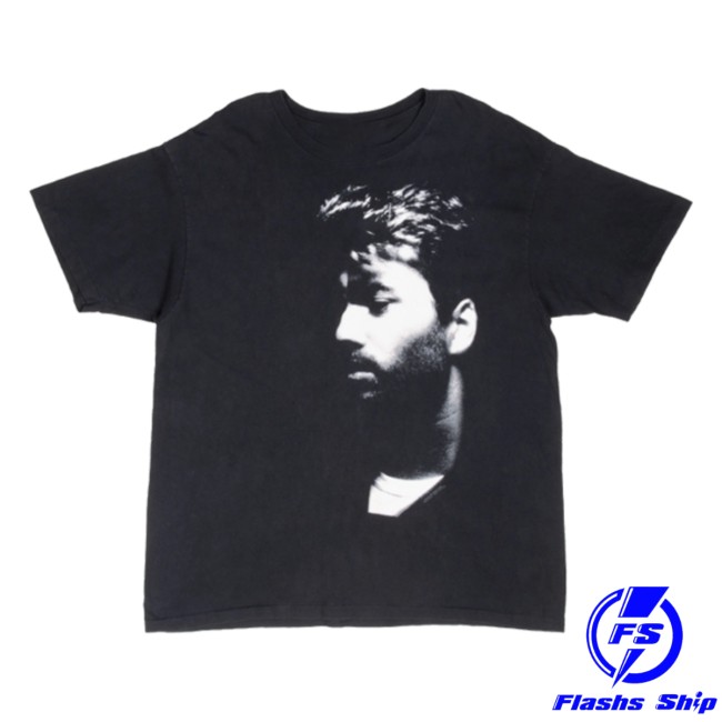 kenny Vintage Rare Usa Store Merch Vintage George Michael 1991 Black Tee e