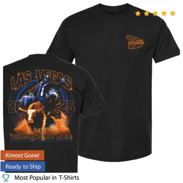 Pbr Shop Store Merch Pbr 2025 Teams Championship Bull Action Event T-Shirt