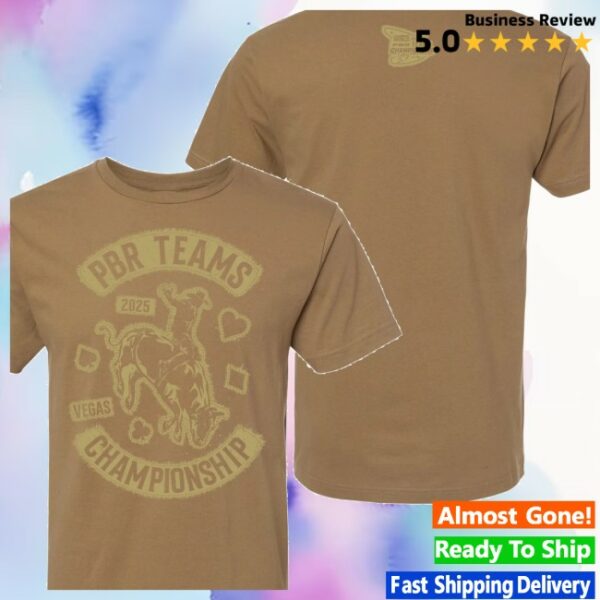Pbr Shop Store Merch Pbr 2025 Teams Championship Stitched Rider T-Shirt