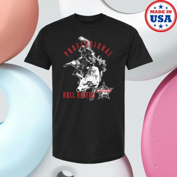Pbr Shop Store Merch Arched Silhouette Rider Black T-Shirt
