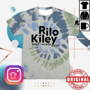 Rilo Kiley Store Merch Bad News Tie Dye Tee