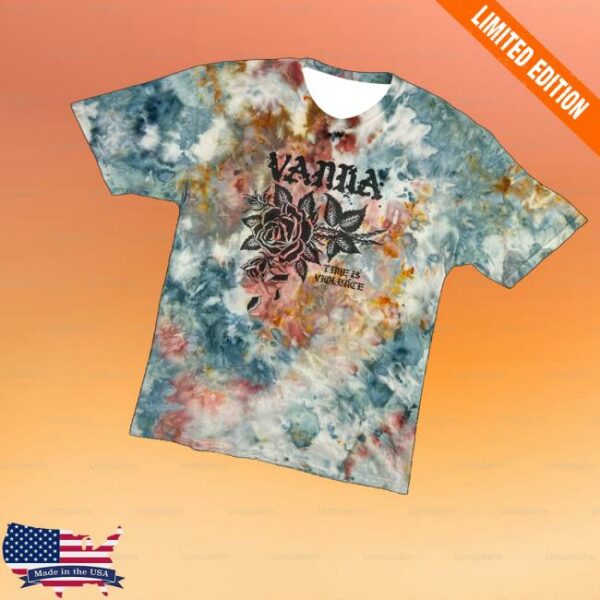 Armada Merch Store Vanna Time Is Violence Tie Dye T-Shirt