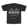 kenny the marathon clothing store merch marathon victory flags black t shirt
