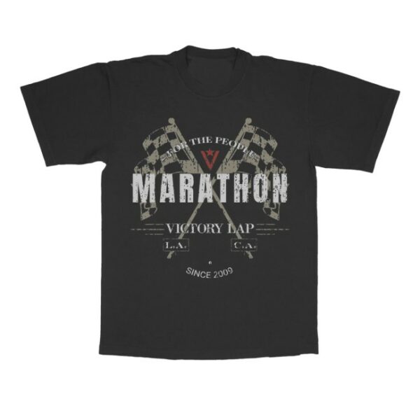 The Marathon Clothing Store Merch Marathon Victory Flags Black T-Shirt