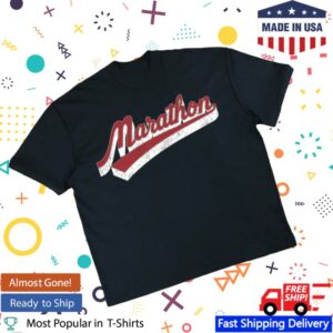 The Marathon Clothing Store Merch Collegiate Script T-Shirt