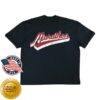 kenny the marathon clothing store merch collegiate script t shirt black white