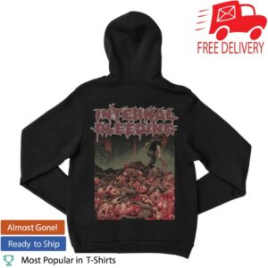 Night Shift Merch Internal Bleeding Settle All Scores Pullover Hoodie