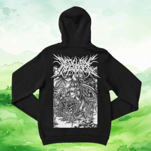 Night Shift Merch Disfiguring The Goddess Galapagos Pullover Hoodie
