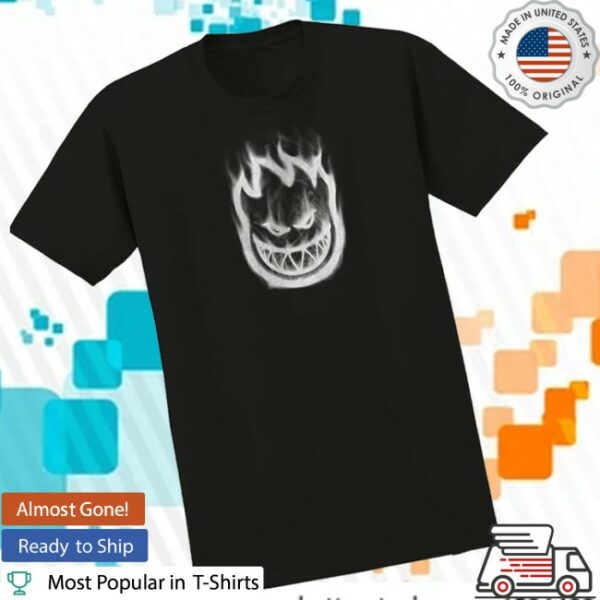 Theory Skate Store Merch Spitfire Wheels Bighead Smoke Black Tee