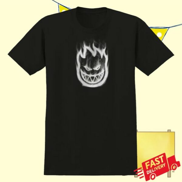 Theory Skate Store Merch Spitfire Wheels Bighead Smoke Black Tee