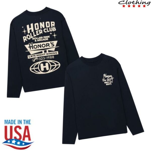 Honor The Gift Merch Store Late Night Dining Tee Black
