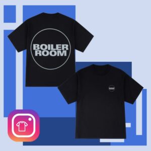 Idroppedout Merch Store Boiler Room Core Logo 3M T-Shirt Black