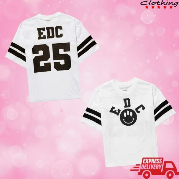 Insomniac Shop Store Merch Edc Smiles 2025 Football Jersey