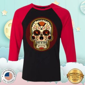 The Mavericks Merch Store Skull Rays Raglan Tee