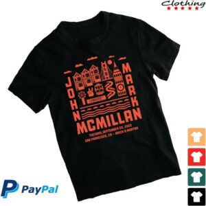 John Mark Mcmillan Store Merch San Francisco Awake In The Dream Tour T-Shirt