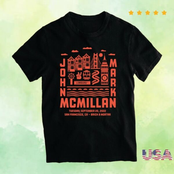 John Mark Mcmillan Store Merch San Francisco Awake In The Dream Tour T-Shirt