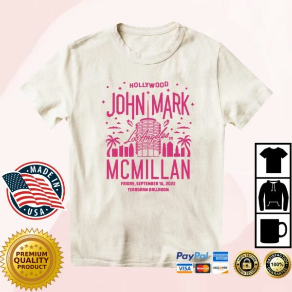 John Mark Mcmillan Store Merch Los Angeles Awake In The Dream Tour T-Shirt