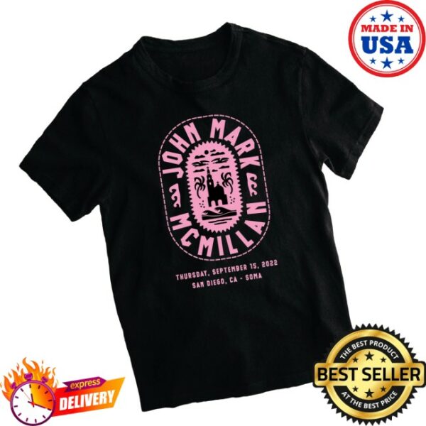 John Mark Mcmillan Store Merch San Diego Awake In The Dream Tour T-Shirt