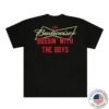 kenny bussin with the boys store merch bussin x budweiser bow tie tee