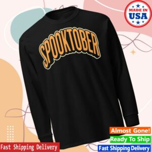 Bussin With The Boys Store Merch Spooktober Arch Long Sleeve