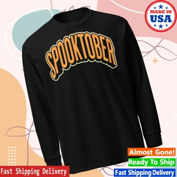 Bussin With The Boys Store Merch Spooktober Arch Long Sleeve