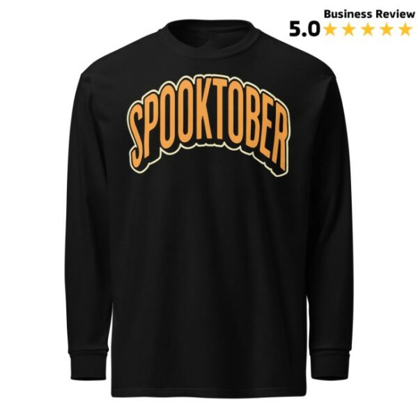 Bussin With The Boys Store Merch Spooktober Arch Long Sleeve