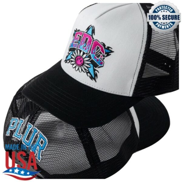 Insomniac Shop Store Edc Daisy Flame Trucker Hat