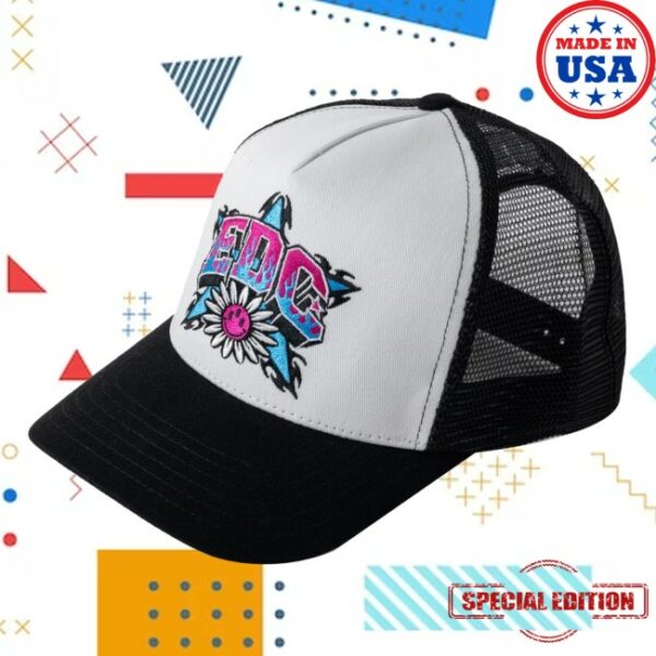 Insomniac Shop Store Edc Daisy Flame Trucker Hat