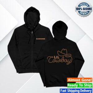 Handsomepod Merch Store Lil Cowboy Zip Hoodie