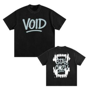 Voidbycozy Merch Store Void Stay Cozy Blue And Black Tee