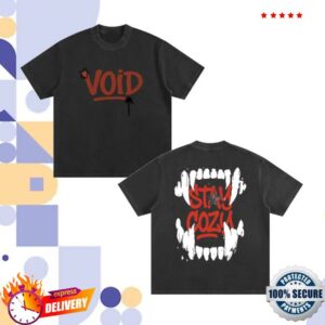 Voidbycozy Merch Store Void Stay Cozy Red And Black Tee