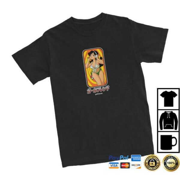Girlfriendsxo Merch Store Anime Tee