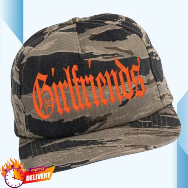 Girlfriendsxo Merch Store Old English Camo Hat