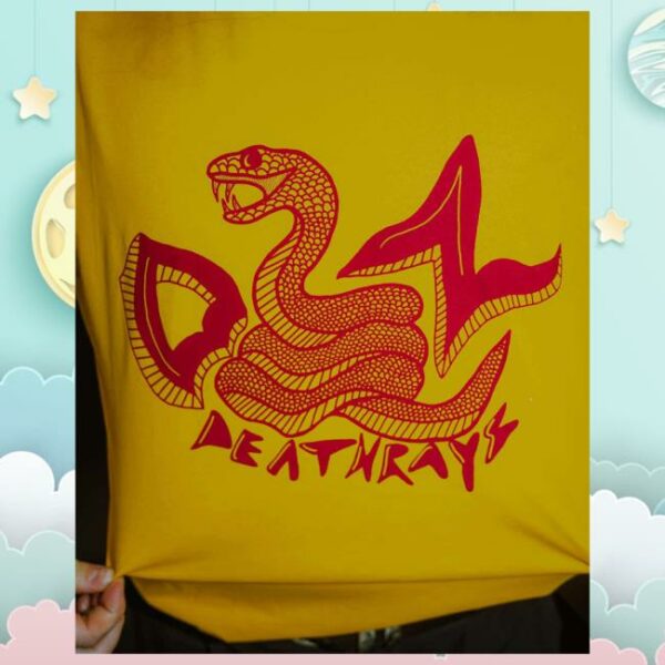 Dz Deathrays Merch Store Snake Tee Yellow