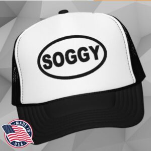 Shopsoggy Store Merch Embroidered Soggy Oval Foam Trucker Hat