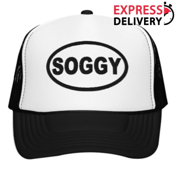 Shopsoggy Store Merch Embroidered Soggy Oval Foam Trucker Hat