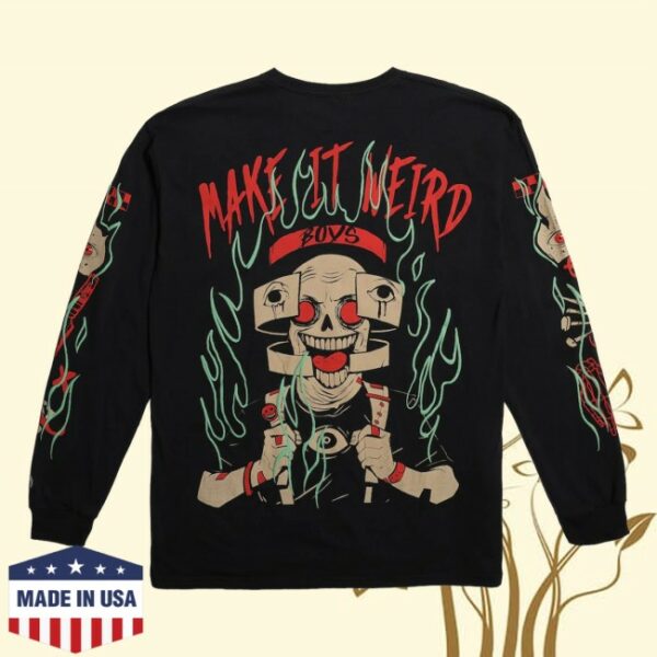 The Boys Store Merch Trip Of Terror Make It Weird Oversized Long Sleeve