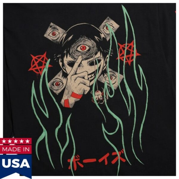 The Boys Store Merch Trip Of Terror Make It Weird Oversized Long Sleeve