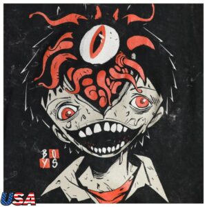 The Boys Store Merch Limited Edition Trip Of Terror Splitting Headache Mineral Wash Tee
