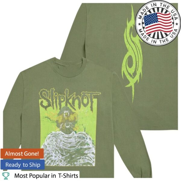 Slipknot Merch Store Beast Green Long Sleeve