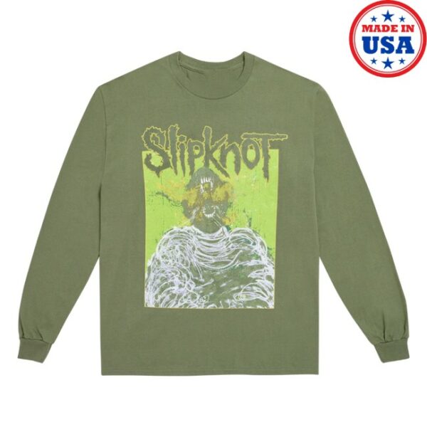 Slipknot Merch Store Beast Green Long Sleeve