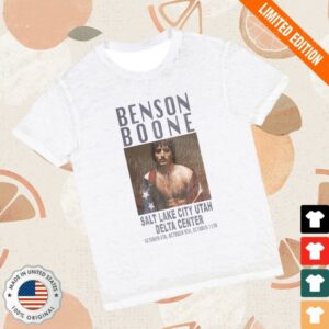 Benson Boone Store Merch Benson Boone Salt Lake City Utah Delta Center Shirt