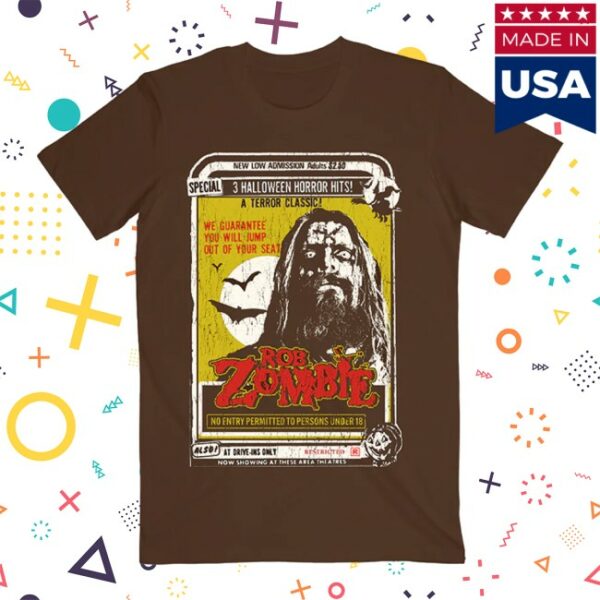 Rob Zombie Store Merch Drive In Ad Tee