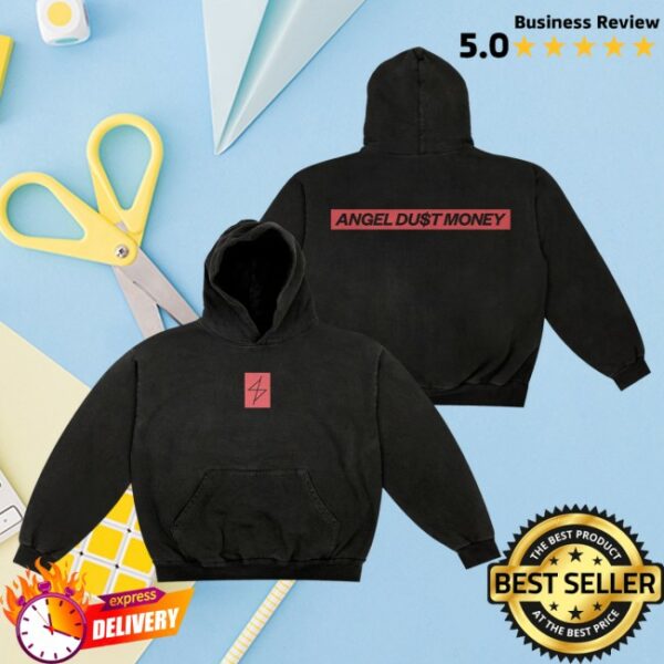 Run For Cover Records Store Merch Angel Du$T Block Logo Hoodie