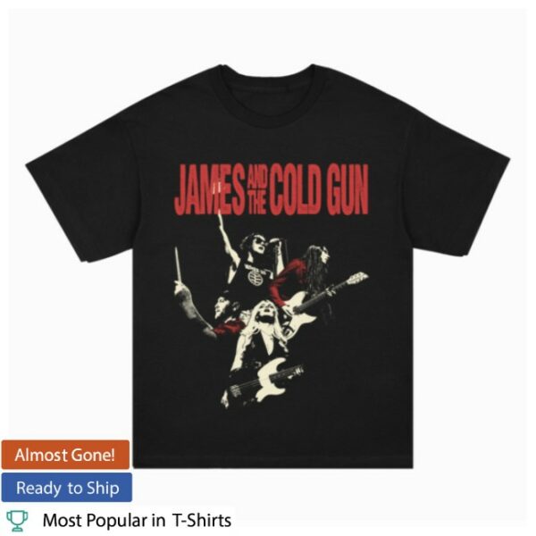 Shannon Shaw Store Merch James And The Cold Gun 2025 Tour T-Shirt