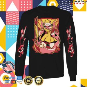 Shark Robot Merch Store Verosika Halloween Slasher Long Sleeve Shirt